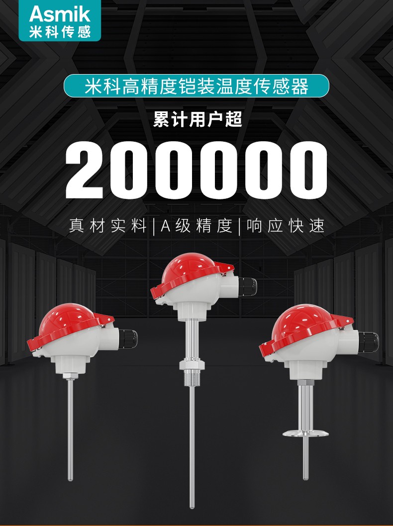 米科鎧裝溫度傳感器