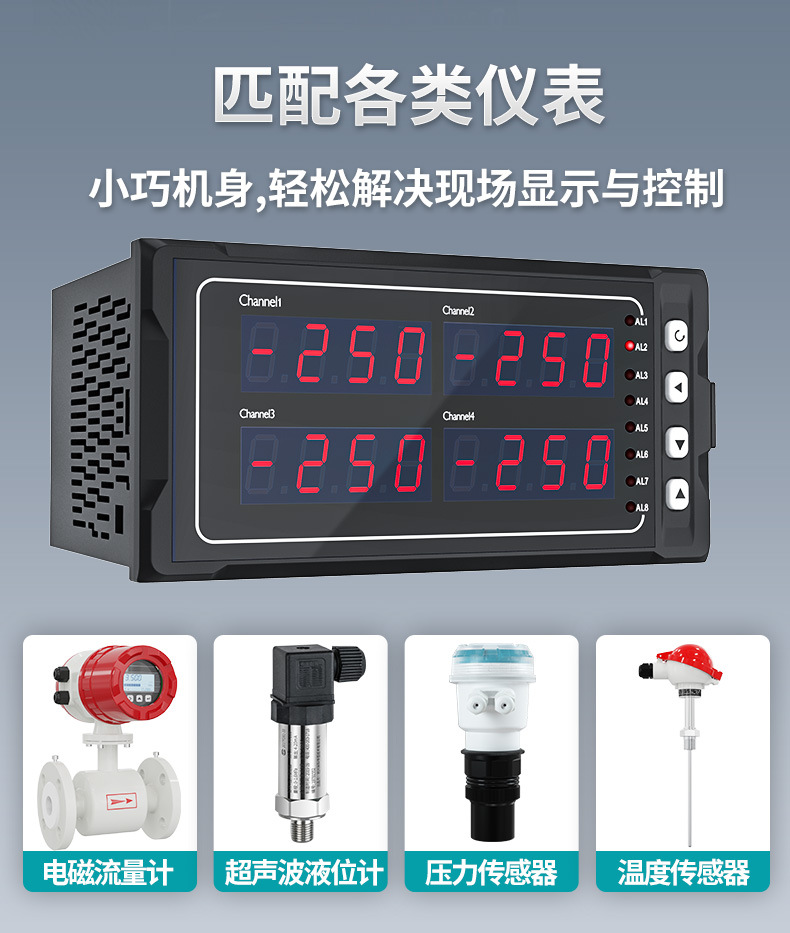 米科MIK-2700多通道顯示控制儀智能匹配各類儀表