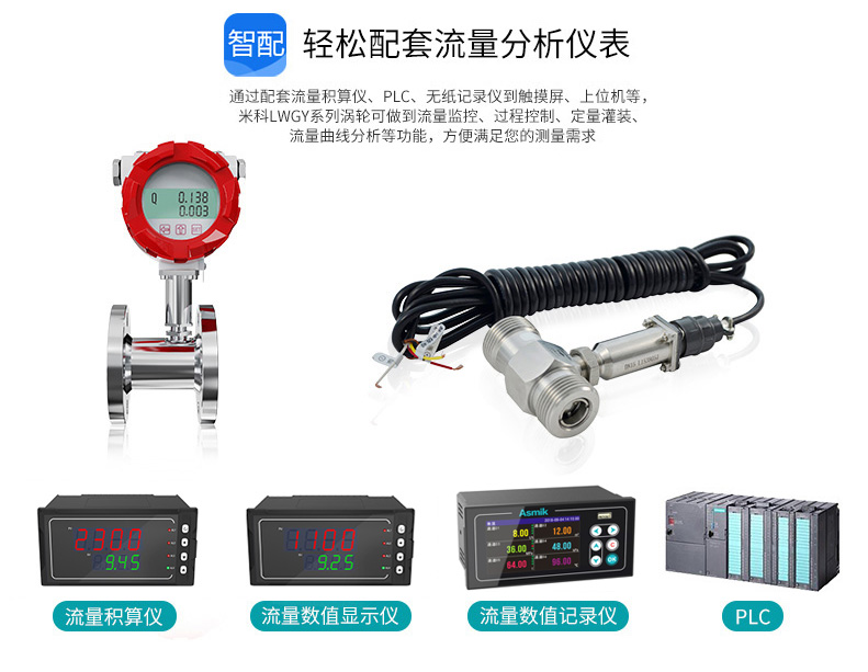 渦輪流量計(jì)LWGY-MIK多種搭配